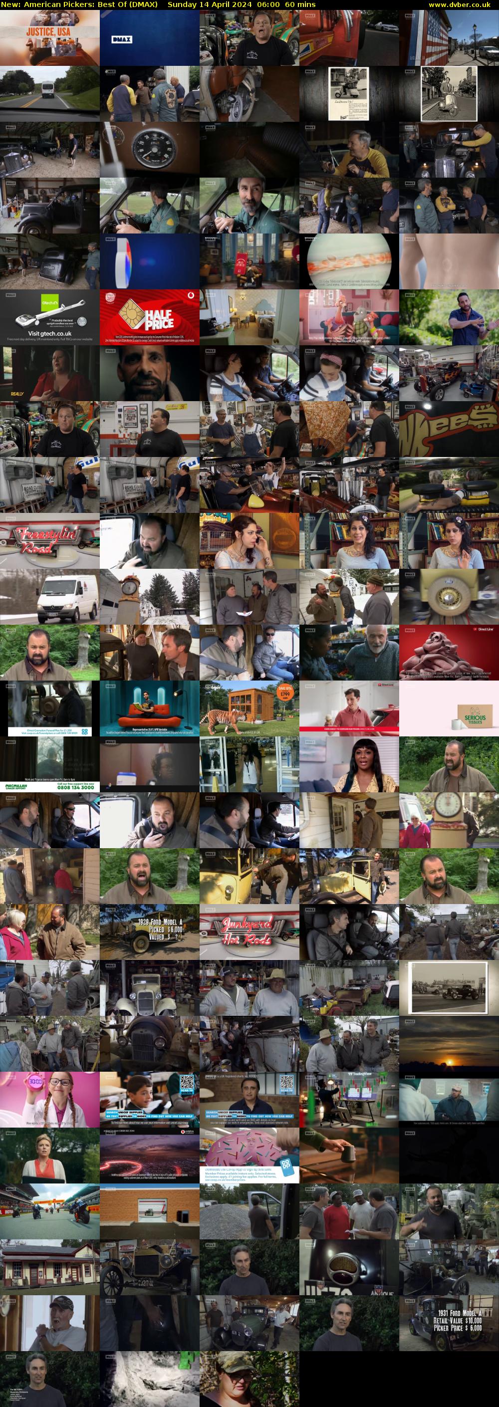 American Pickers: Best Of (DMAX) Sunday 14 April 2024 06:00 - 07:00