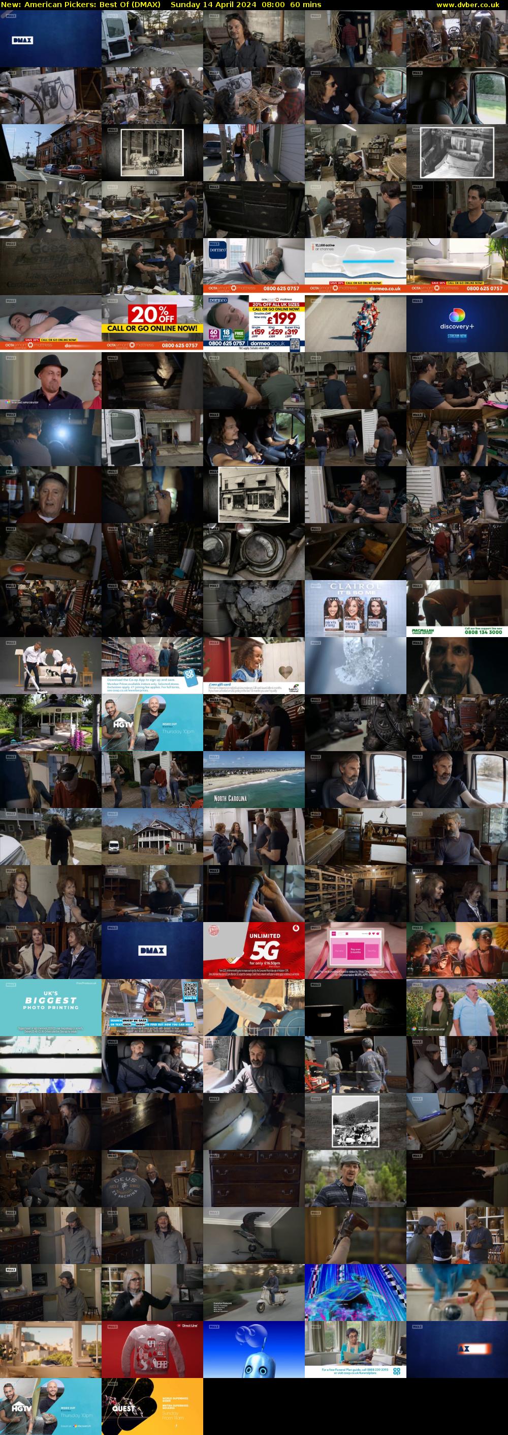 American Pickers: Best Of (DMAX) Sunday 14 April 2024 08:00 - 09:00