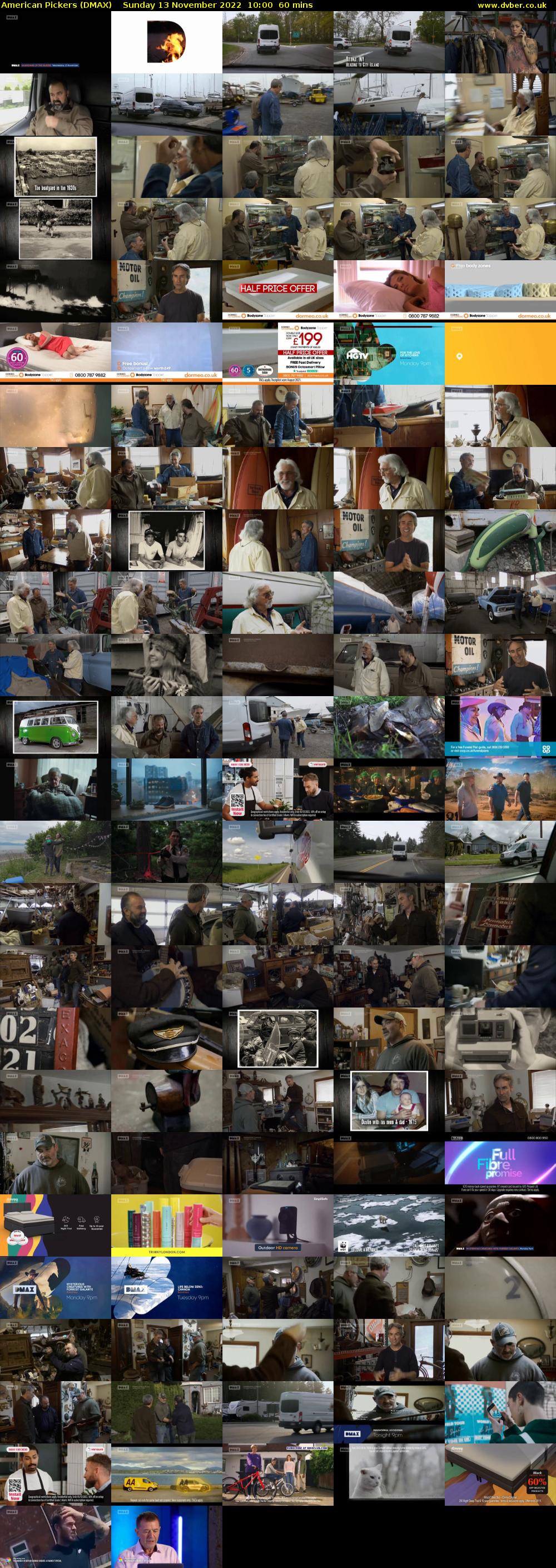American Pickers (DMAX) Sunday 13 November 2022 10:00 - 11:00