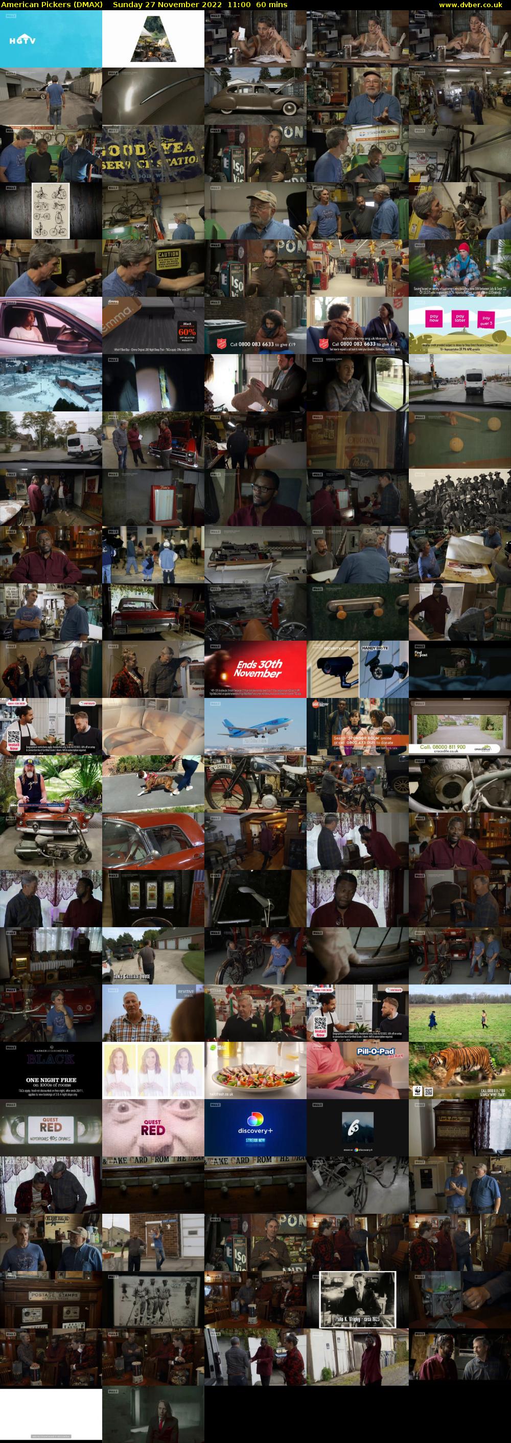 American Pickers (DMAX) Sunday 27 November 2022 11:00 - 12:00