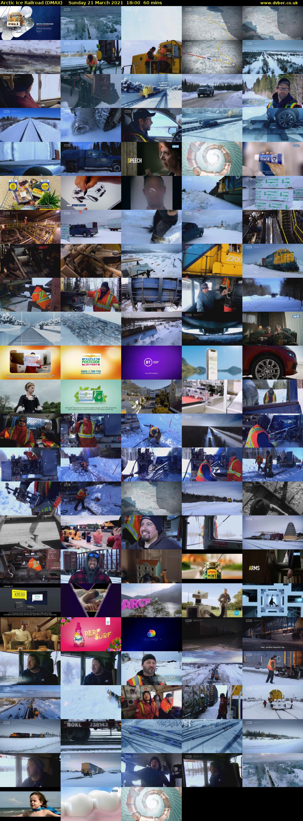 Arctic Ice Railroad (DMAX) Sunday 21 March 2021 18:00 - 19:00