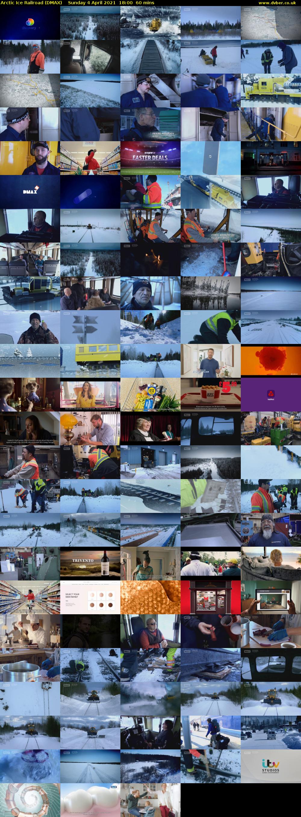 Arctic Ice Railroad (DMAX) Sunday 4 April 2021 18:00 - 19:00