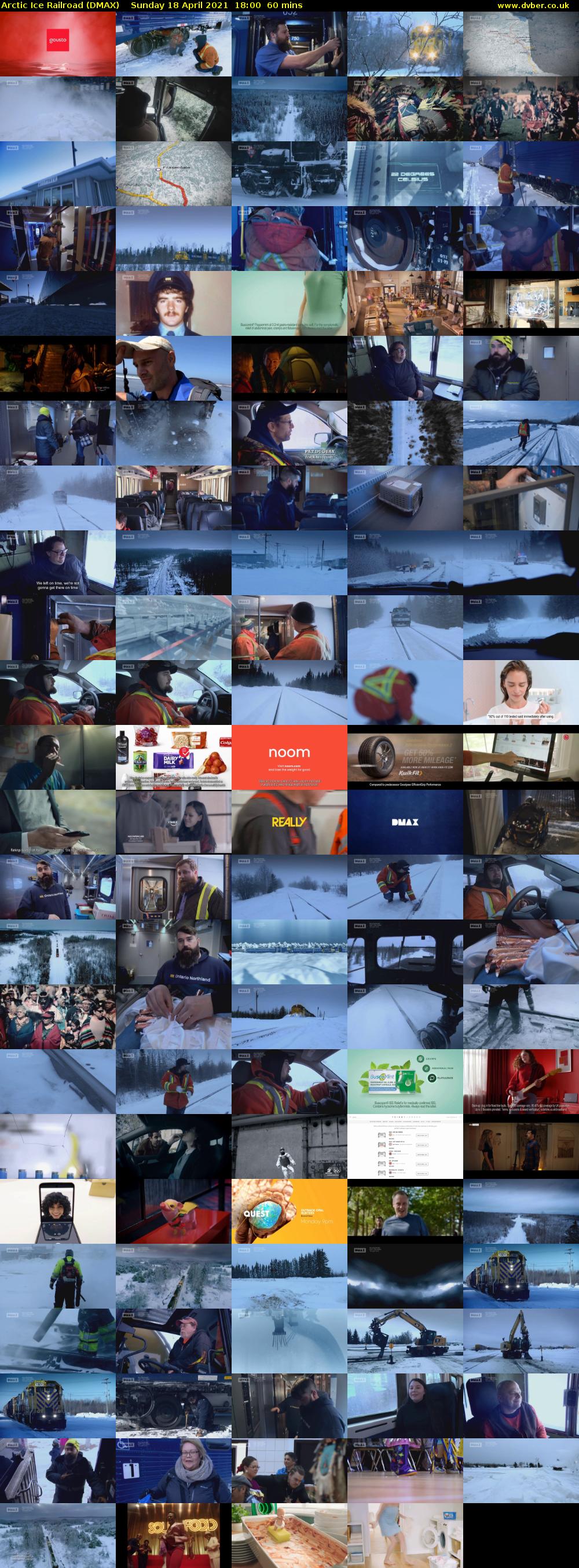Arctic Ice Railroad (DMAX) Sunday 18 April 2021 18:00 - 19:00