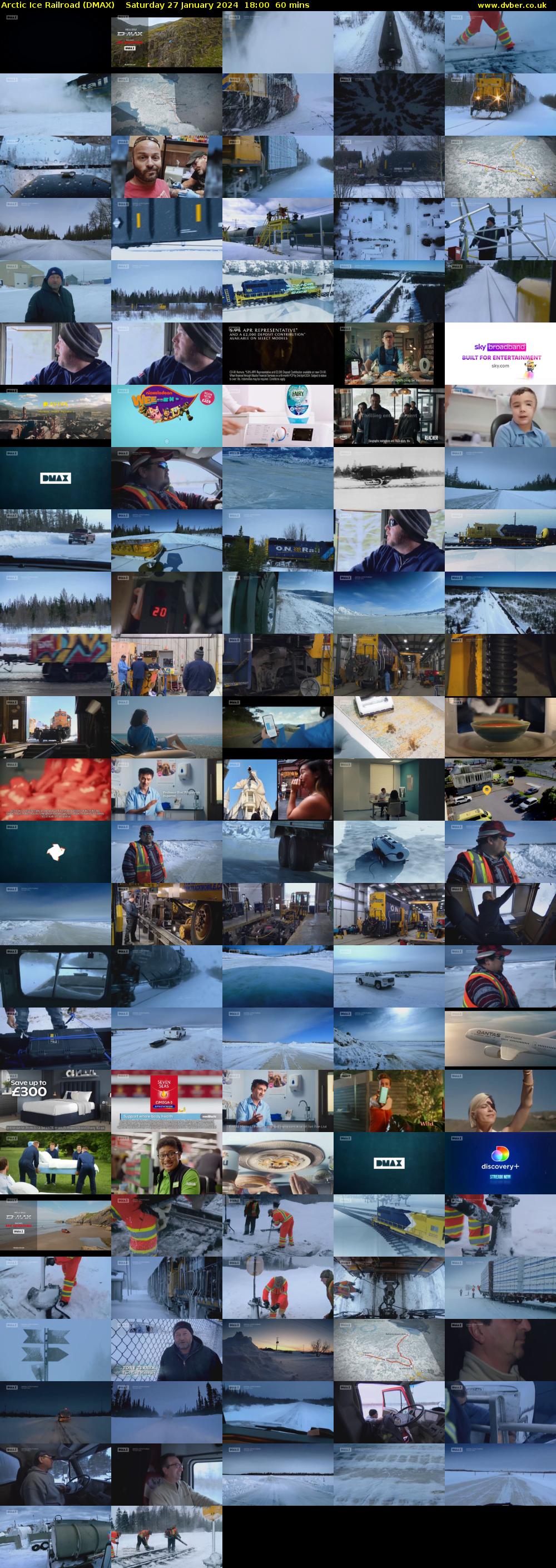 Arctic Ice Railroad (DMAX) Saturday 27 January 2024 18:00 - 19:00
