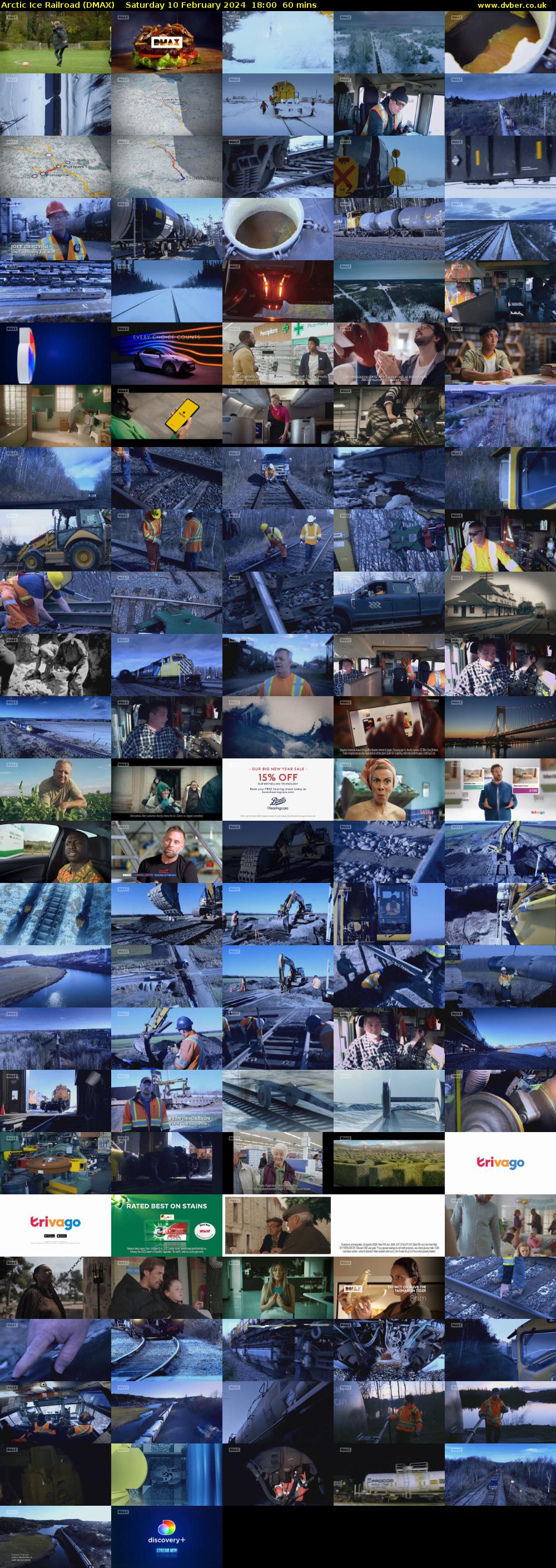 Arctic Ice Railroad (DMAX) Saturday 10 February 2024 18:00 - 19:00