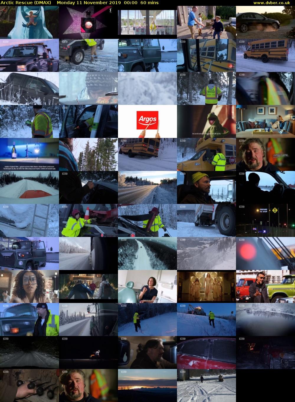 Arctic Rescue (DMAX) Monday 11 November 2019 00:00 - 01:00