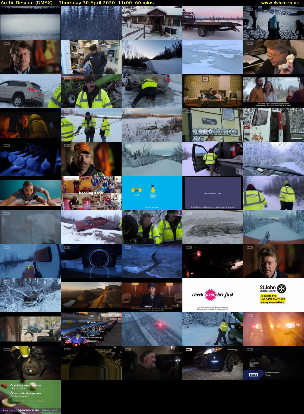 Arctic Rescue (DMAX) Thursday 30 April 2020 11:00 - 12:00