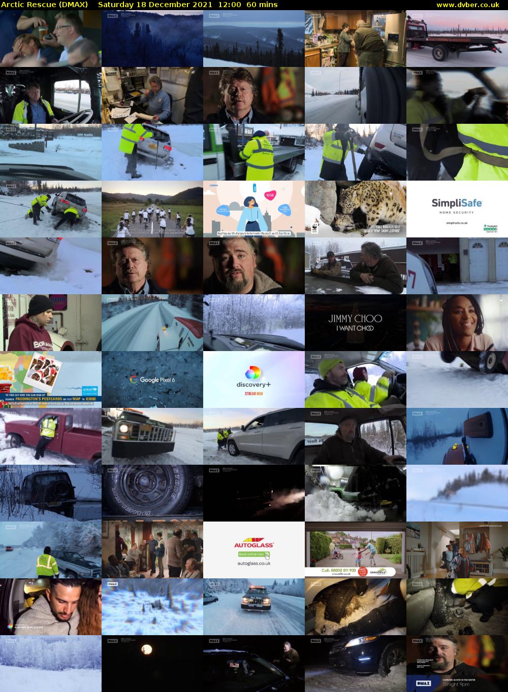 Arctic Rescue (DMAX) Saturday 18 December 2021 12:00 - 13:00