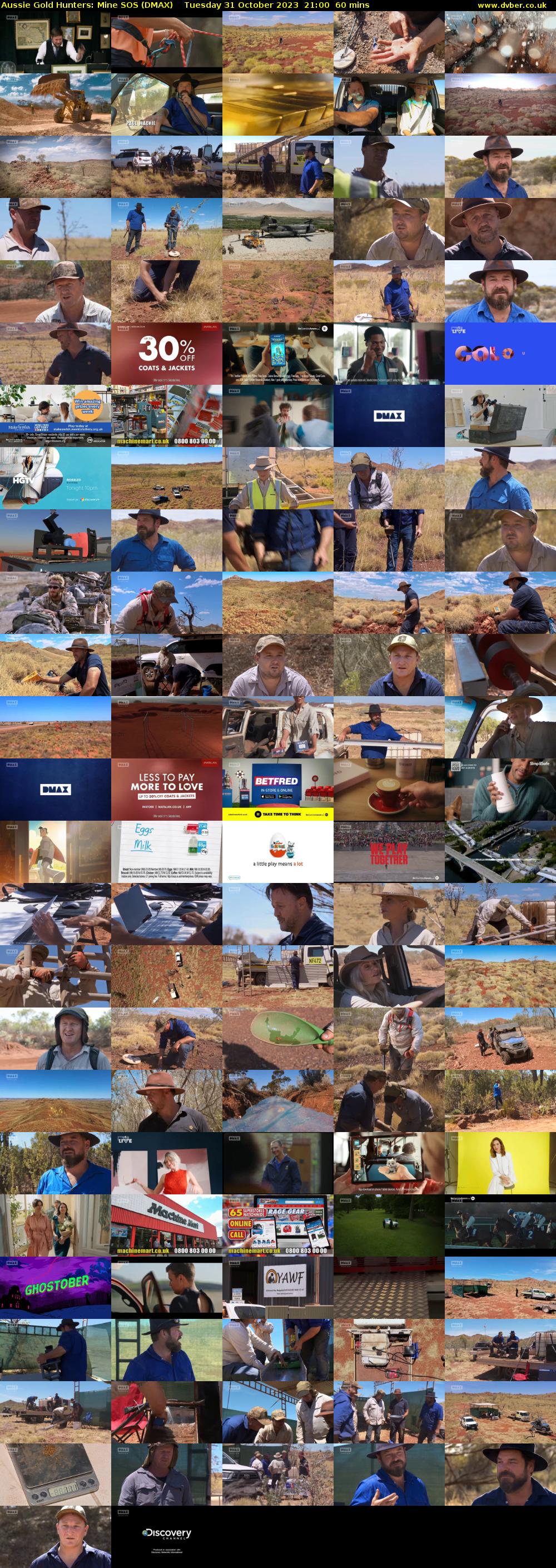 Aussie Gold Hunters: Mine SOS (DMAX) Tuesday 31 October 2023 21:00 - 22:00