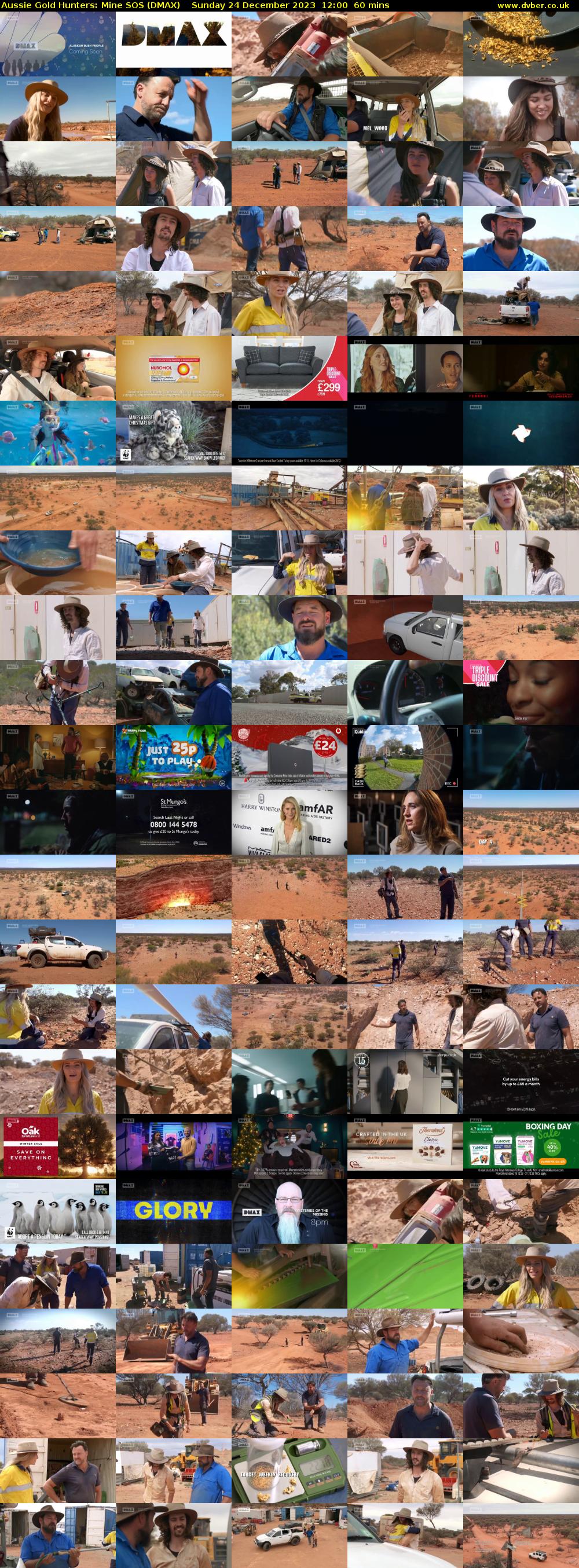 Aussie Gold Hunters: Mine SOS (DMAX) Sunday 24 December 2023 12:00 - 13:00