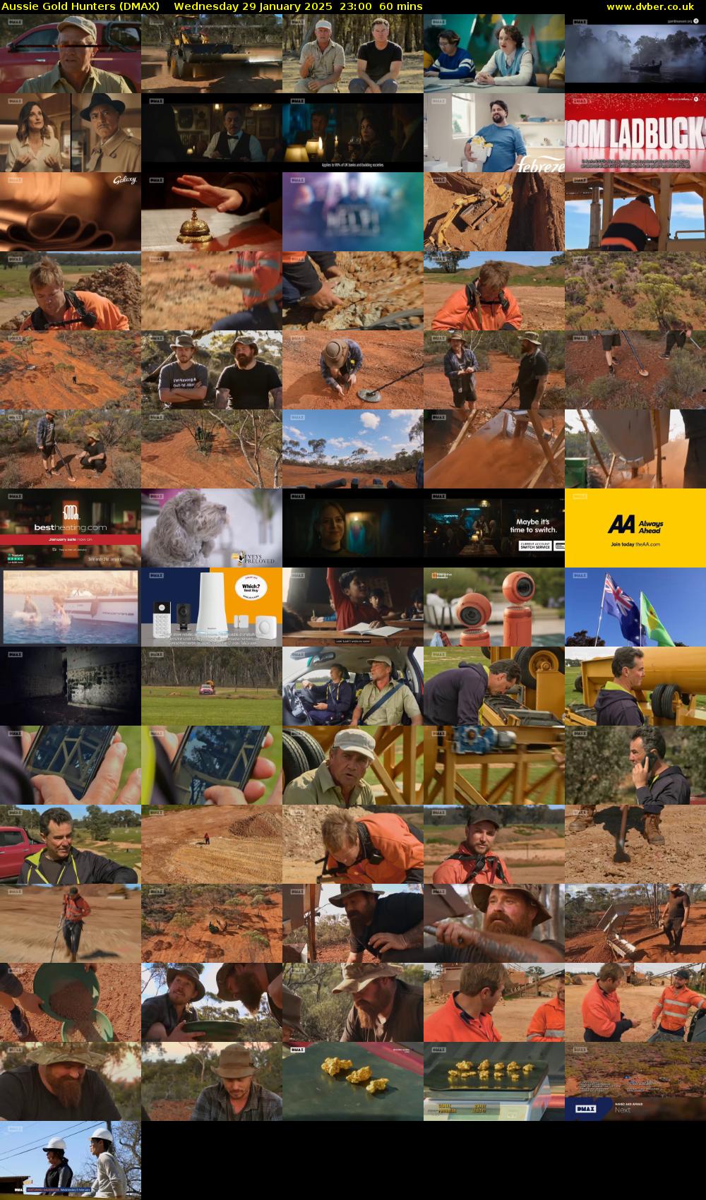 Aussie Gold Hunters (DMAX) Wednesday 29 January 2025 23:00 - 00:00