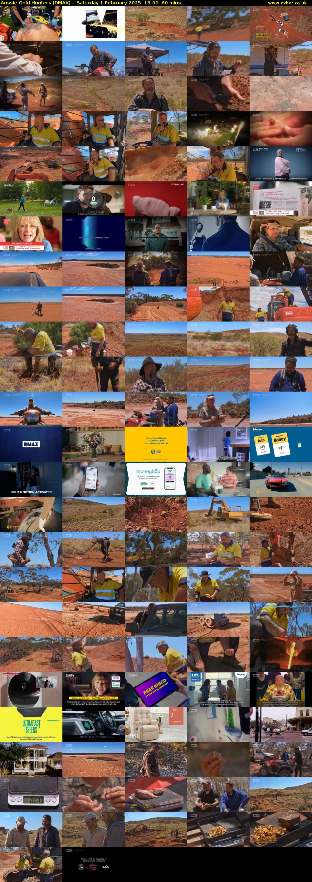 Aussie Gold Hunters (DMAX) Saturday 1 February 2025 13:00 - 14:00