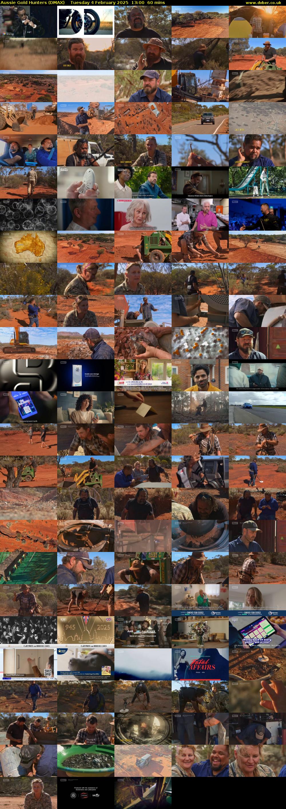 Aussie Gold Hunters (DMAX) Tuesday 4 February 2025 13:00 - 14:00