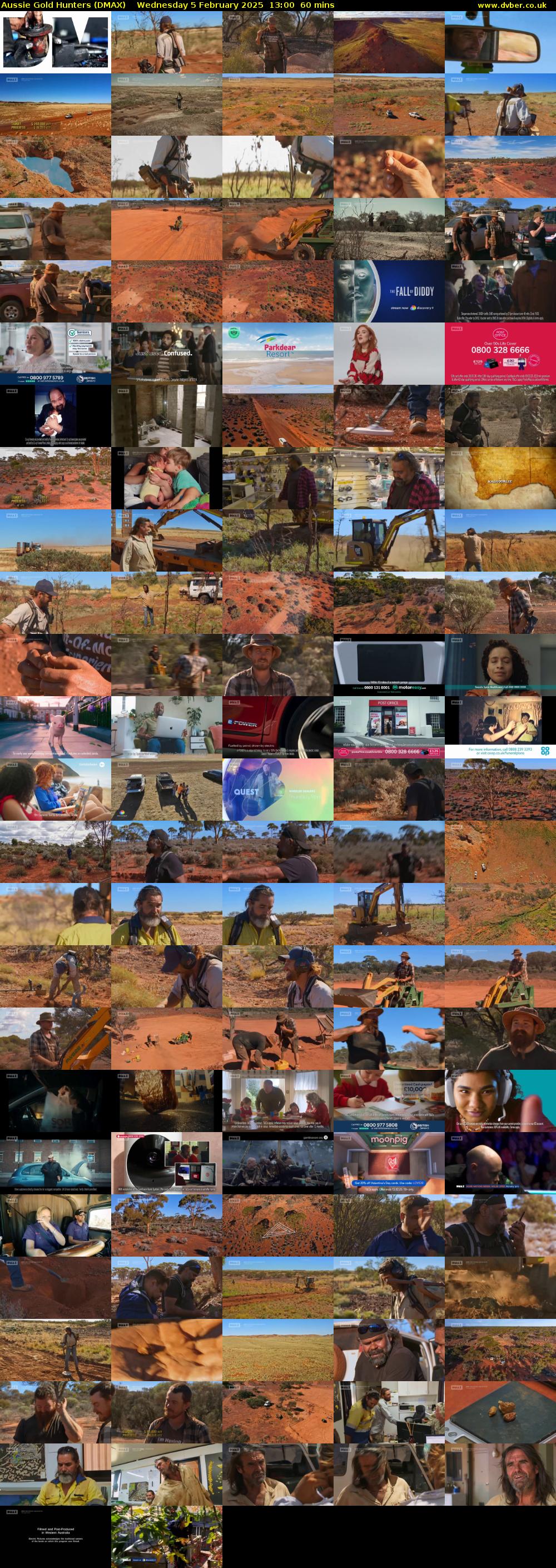 Aussie Gold Hunters (DMAX) Wednesday 5 February 2025 13:00 - 14:00