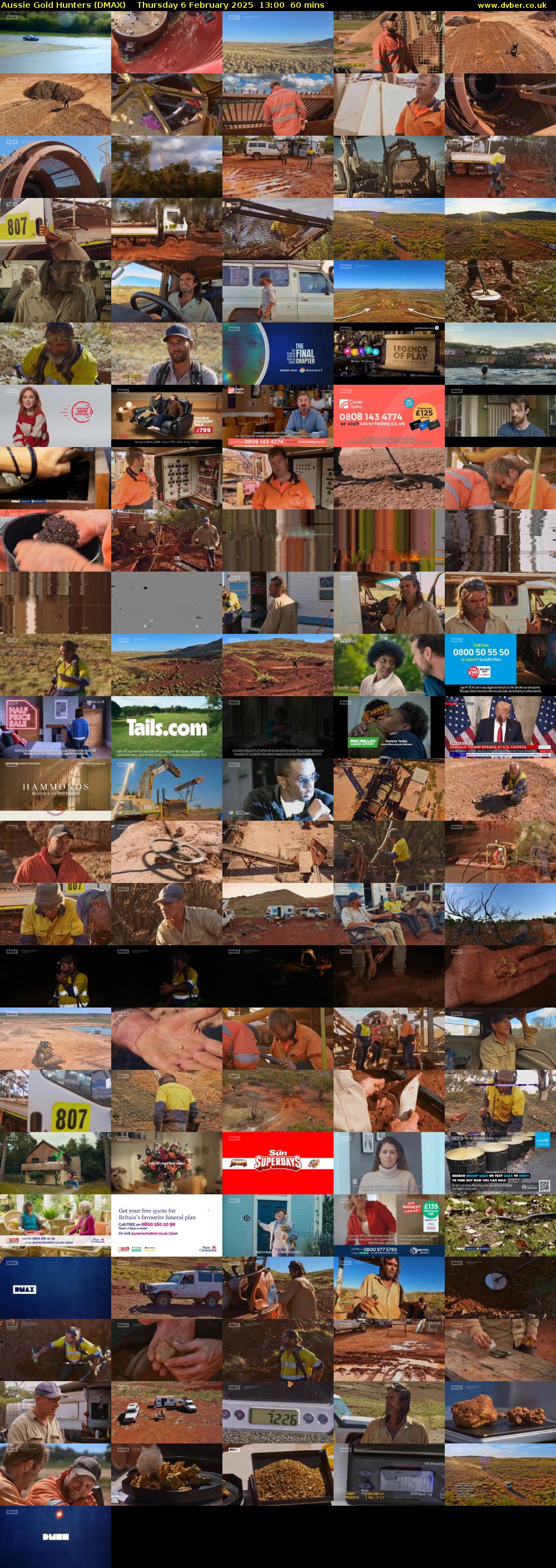 Aussie Gold Hunters (DMAX) Thursday 6 February 2025 13:00 - 14:00