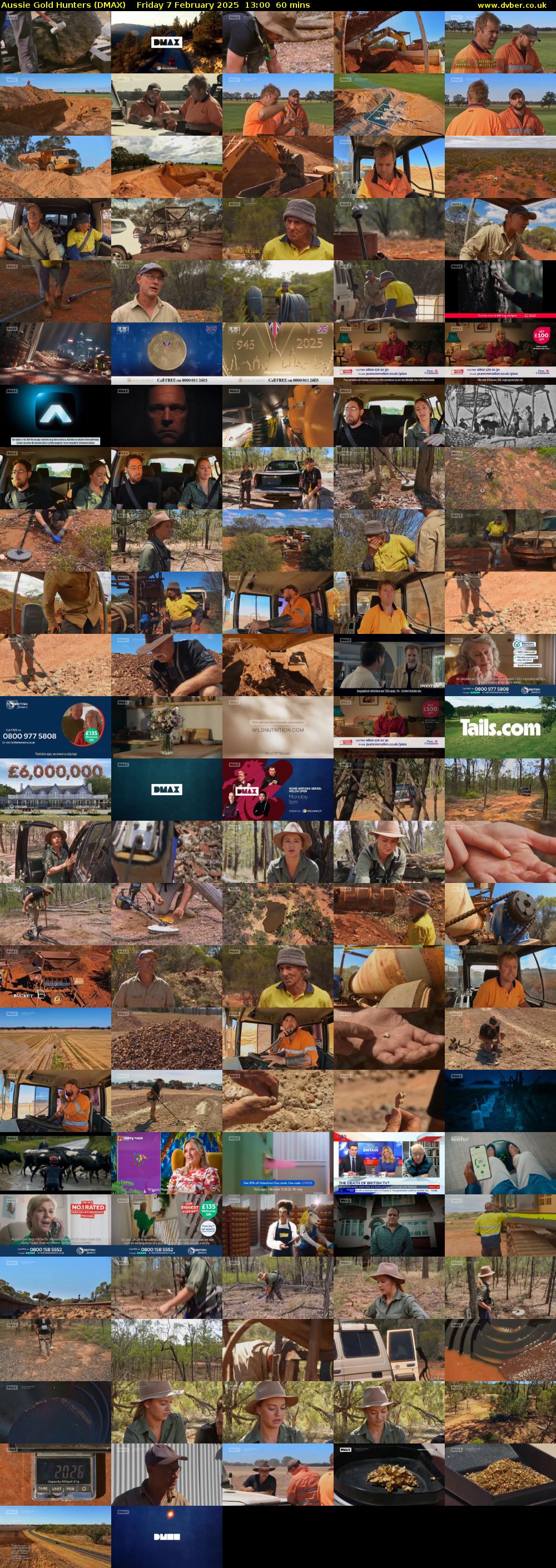 Aussie Gold Hunters (DMAX) Friday 7 February 2025 13:00 - 14:00