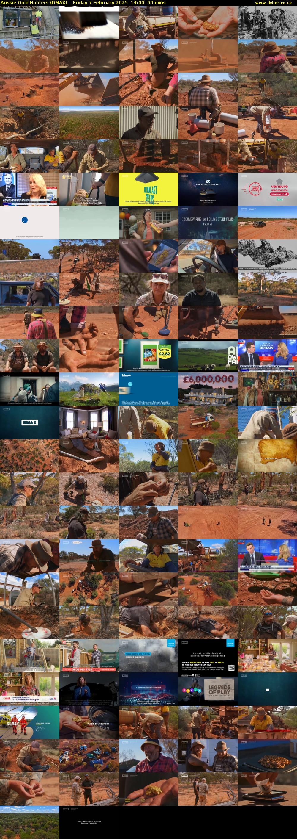 Aussie Gold Hunters (DMAX) Friday 7 February 2025 14:00 - 15:00