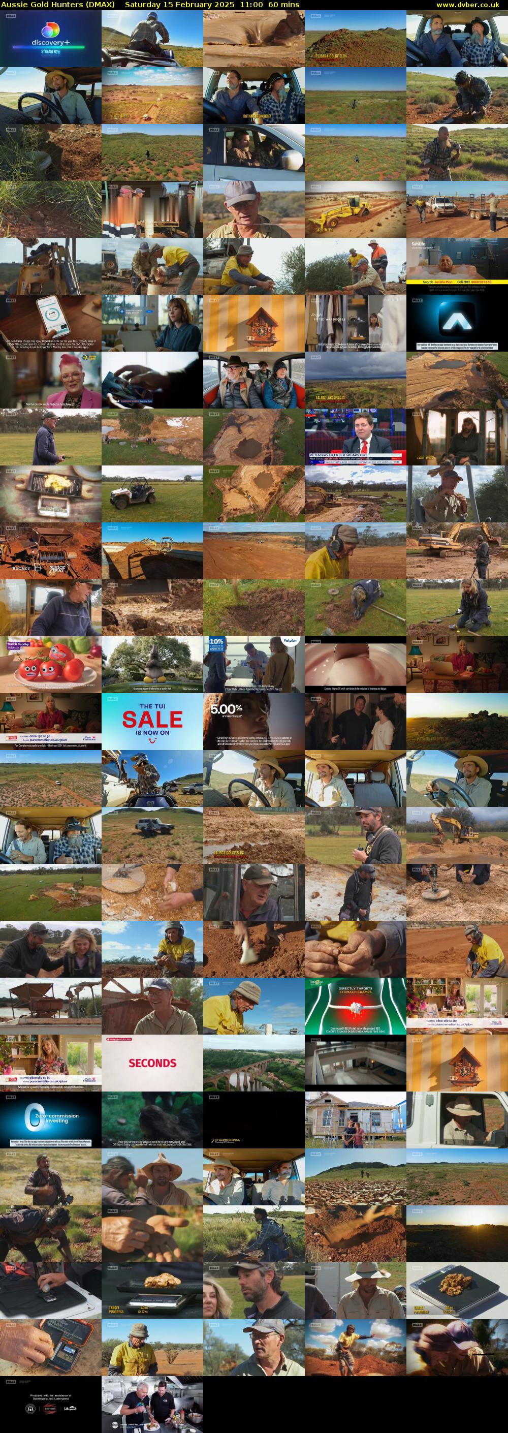 Aussie Gold Hunters (DMAX) Saturday 15 February 2025 11:00 - 12:00