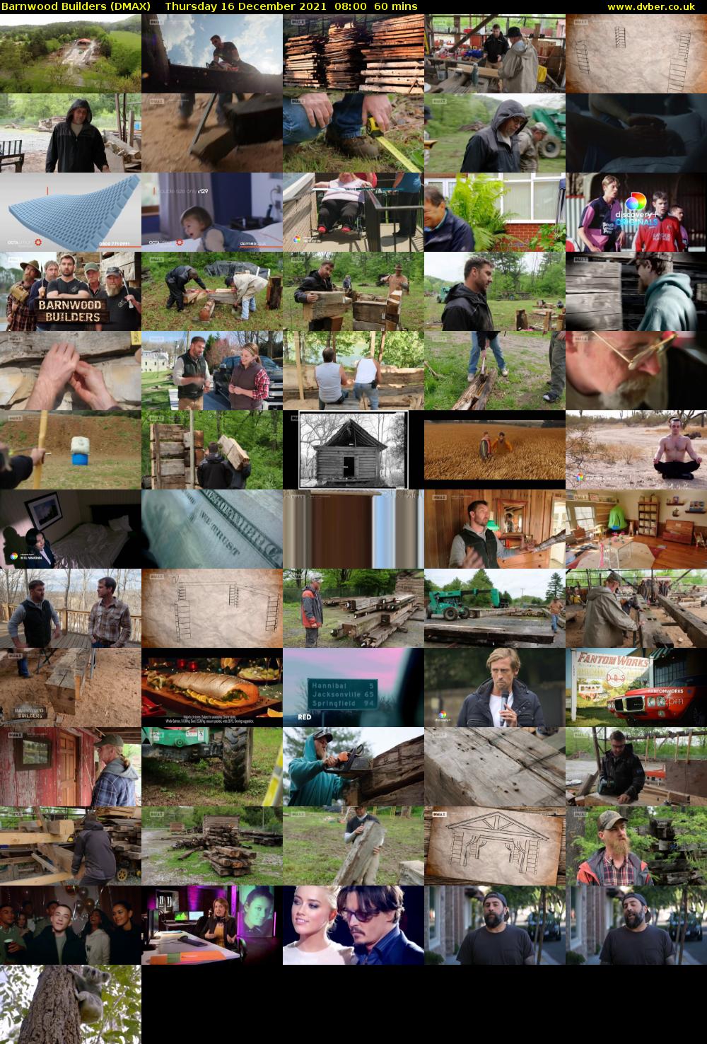 Barnwood Builders (DMAX) Thursday 16 December 2021 08:00 - 09:00