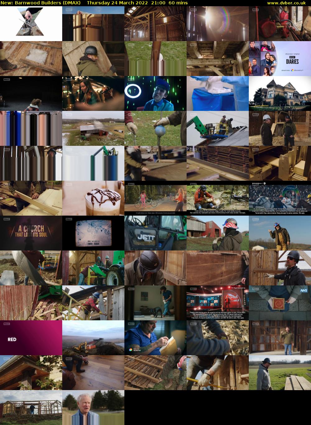 Barnwood Builders (DMAX) Thursday 24 March 2022 21:00 - 22:00