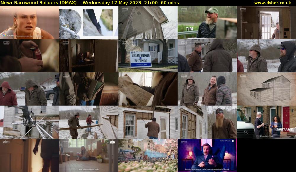 Barnwood Builders (DMAX) Wednesday 17 May 2023 21:00 - 22:00