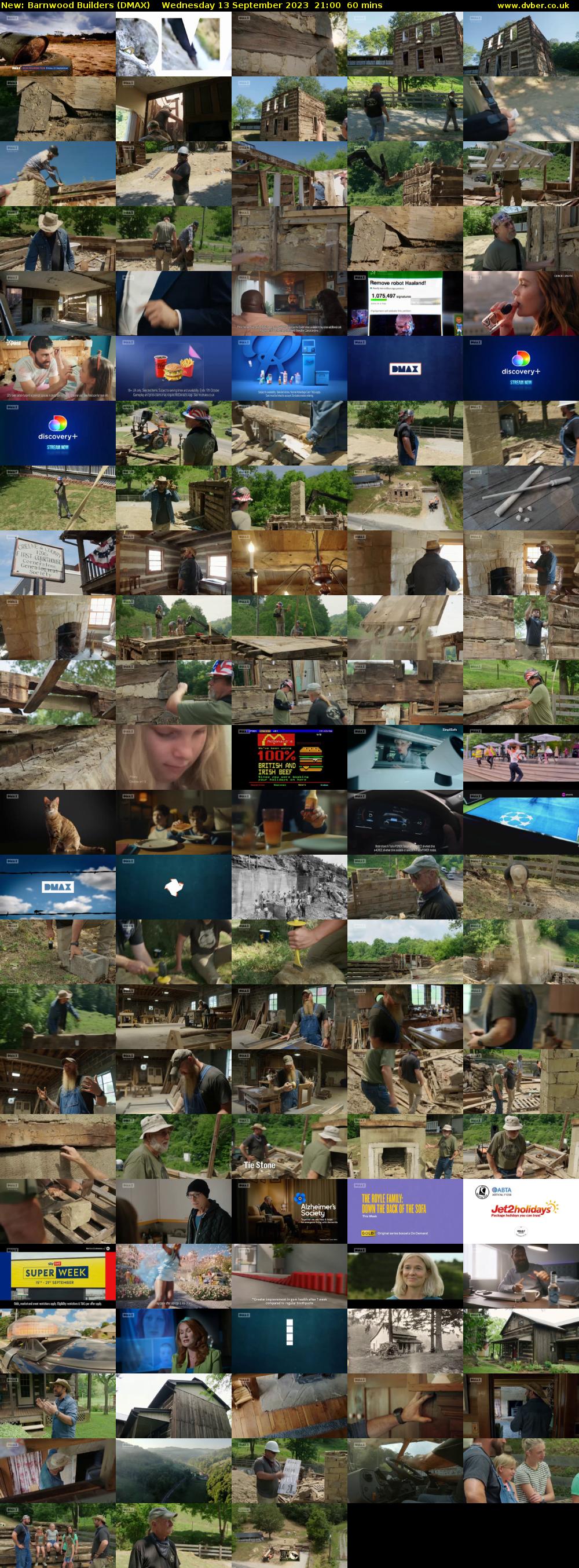 Barnwood Builders (DMAX) Wednesday 13 September 2023 21:00 - 22:00