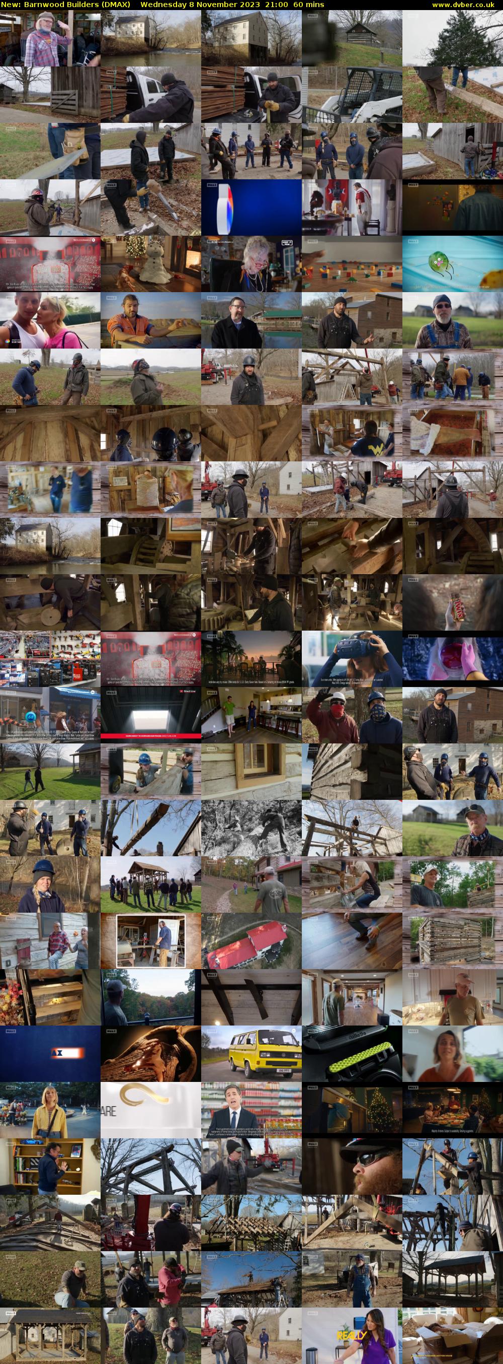 Barnwood Builders (DMAX) Wednesday 8 November 2023 21:00 - 22:00