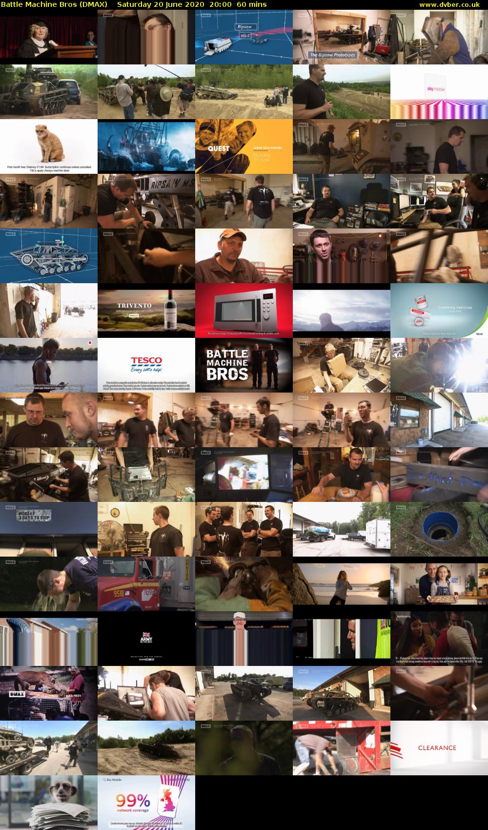 Battle Machine Bros (DMAX) Saturday 20 June 2020 20:00 - 21:00
