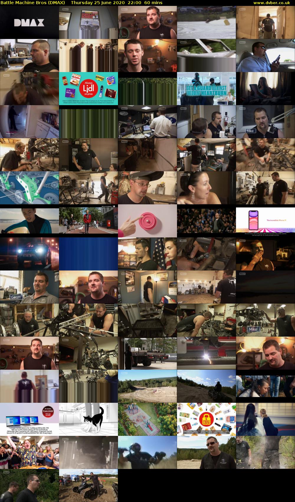 Battle Machine Bros (DMAX) Thursday 25 June 2020 22:00 - 23:00
