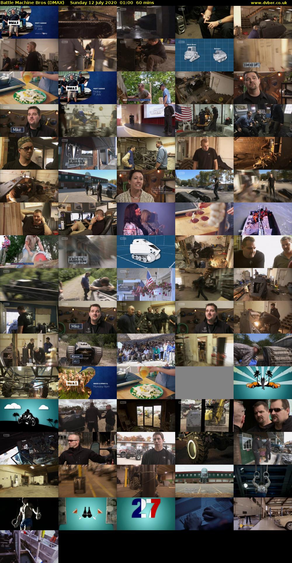 Battle Machine Bros (DMAX) Sunday 12 July 2020 01:00 - 02:00