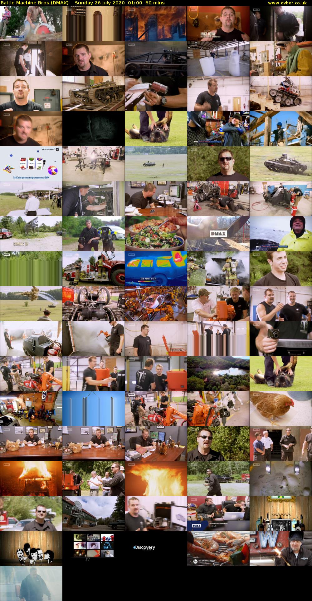 Battle Machine Bros (DMAX) Sunday 26 July 2020 01:00 - 02:00