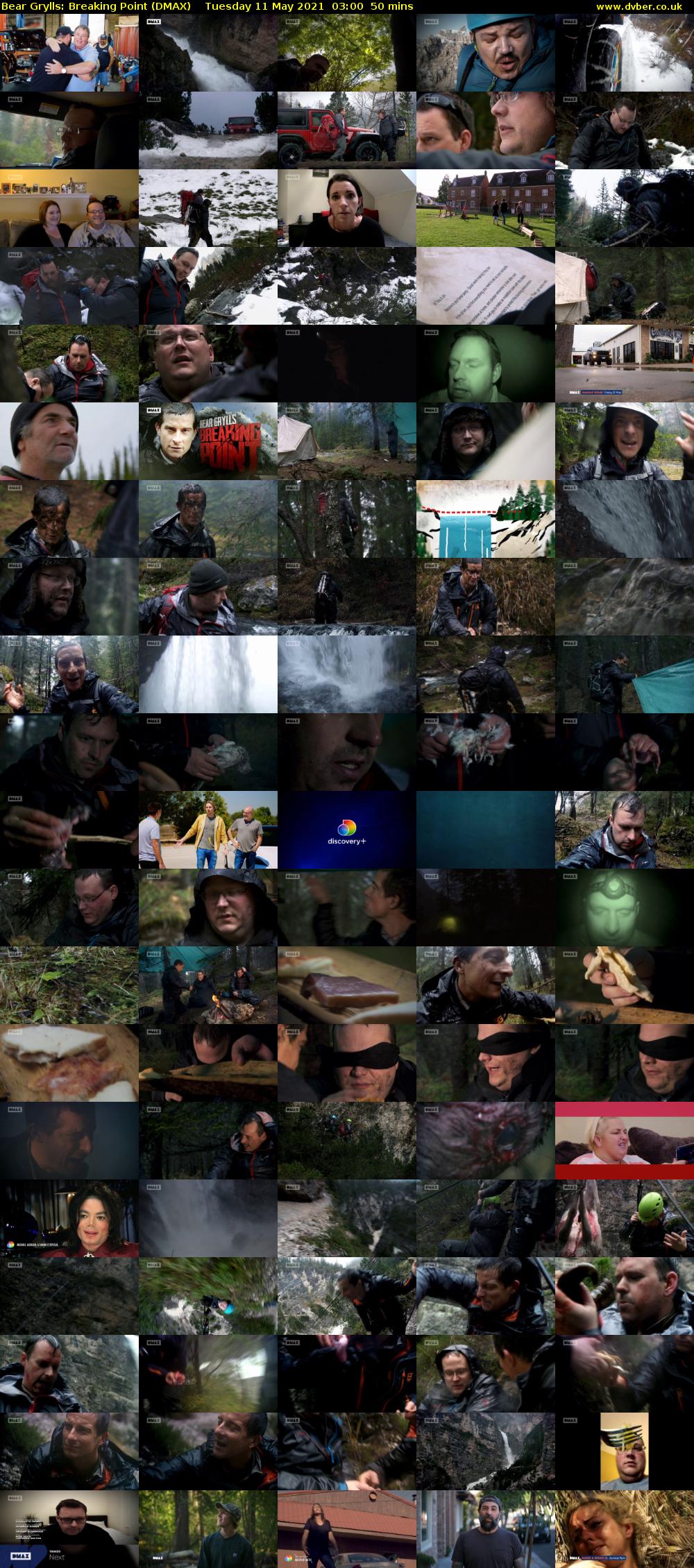 Bear Grylls: Breaking Point (DMAX) Tuesday 11 May 2021 03:00 - 03:50