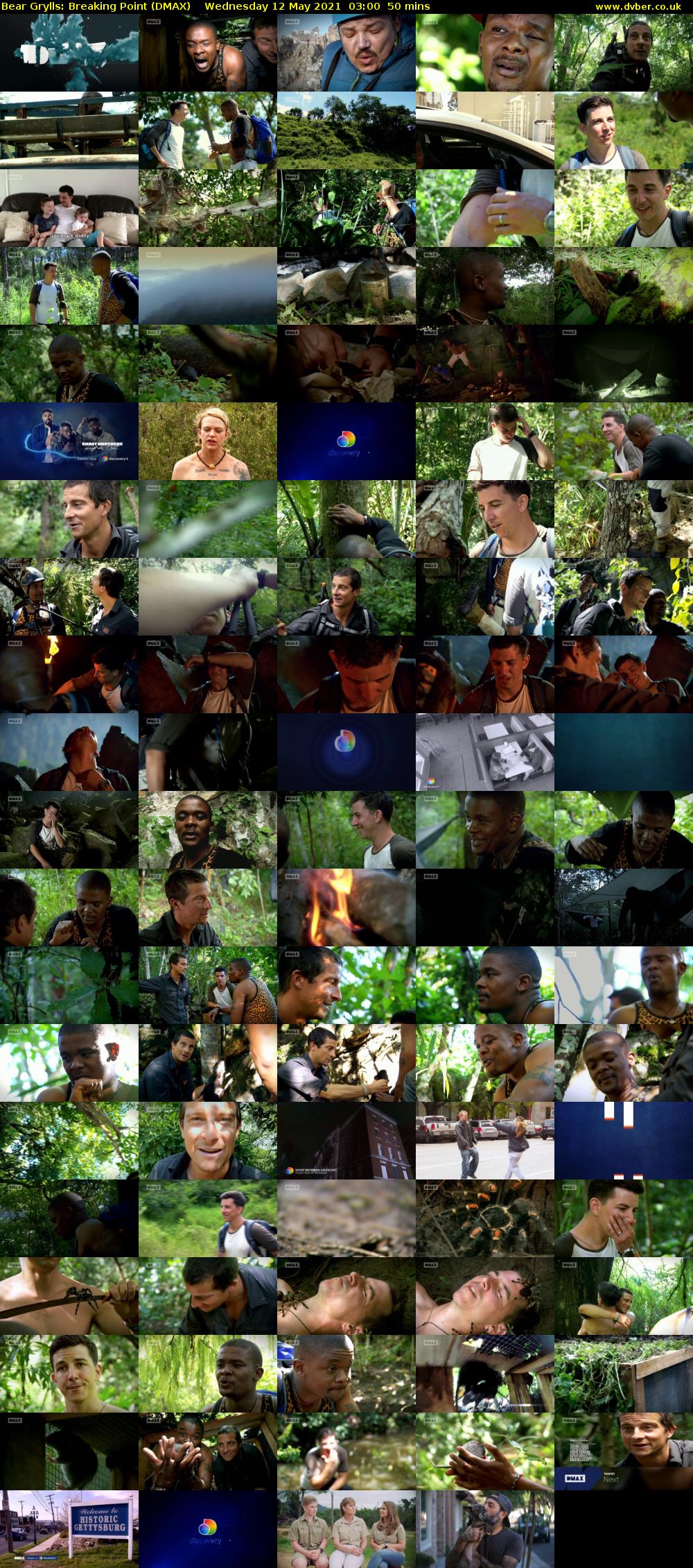 Bear Grylls: Breaking Point (DMAX) Wednesday 12 May 2021 03:00 - 03:50