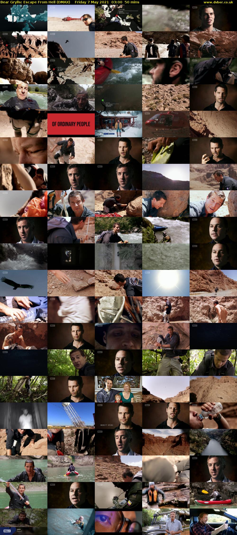 Bear Grylls: Escape From Hell (DMAX) Friday 7 May 2021 03:00 - 03:50