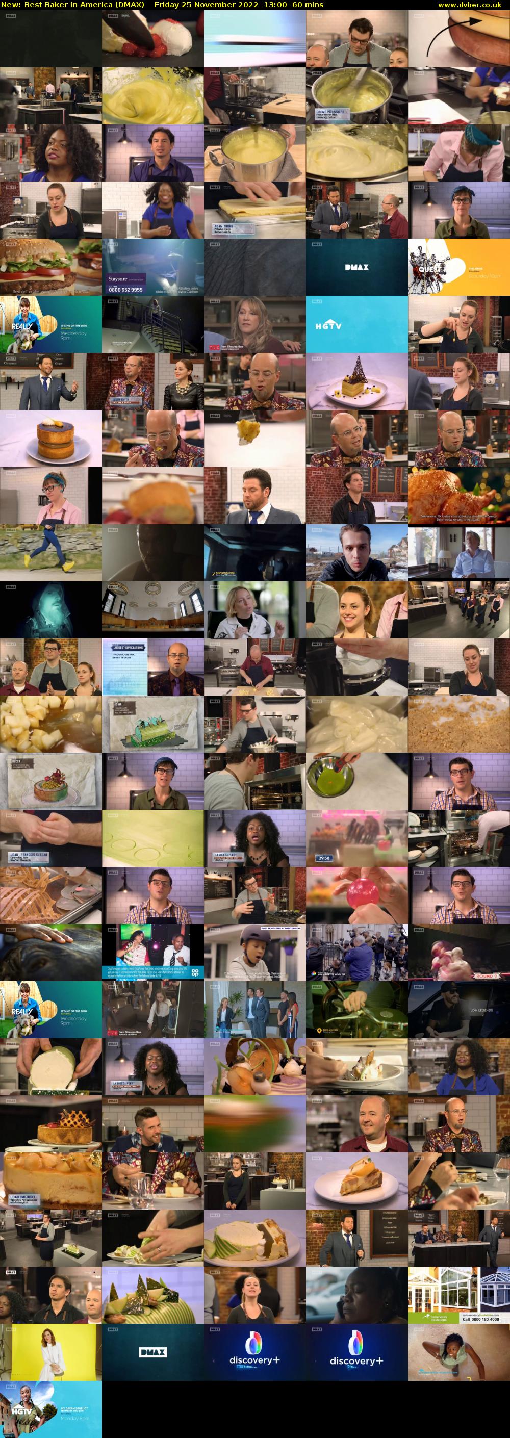 Best Baker In America (DMAX) Friday 25 November 2022 13:00 - 14:00