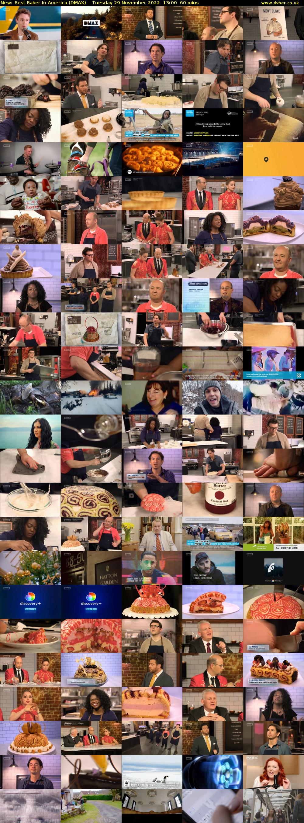 Best Baker In America (DMAX) Tuesday 29 November 2022 13:00 - 14:00
