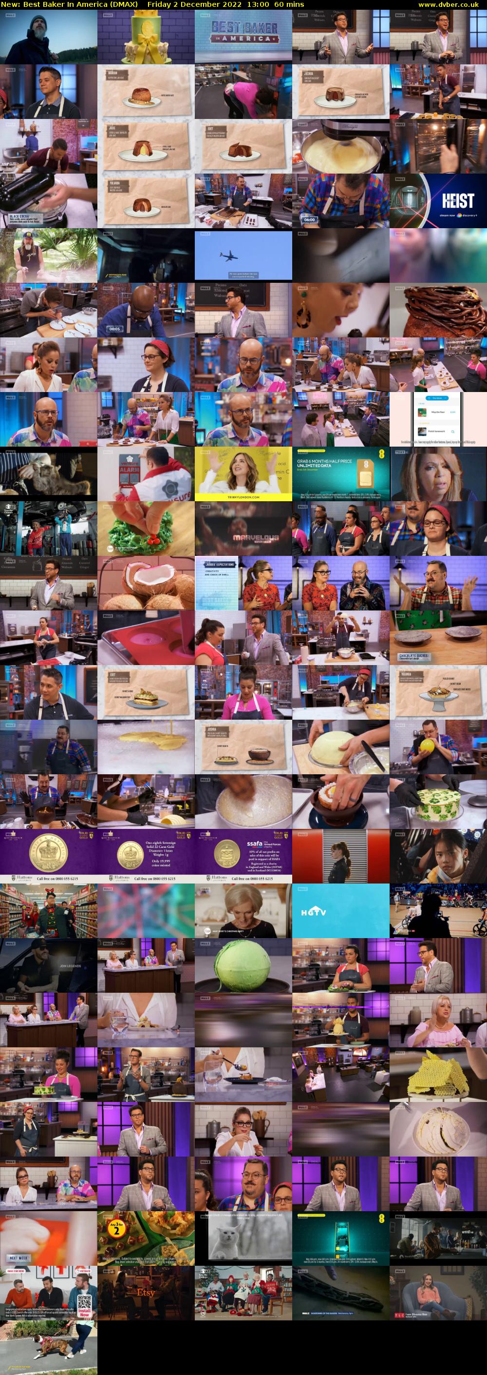 Best Baker In America (DMAX) Friday 2 December 2022 13:00 - 14:00