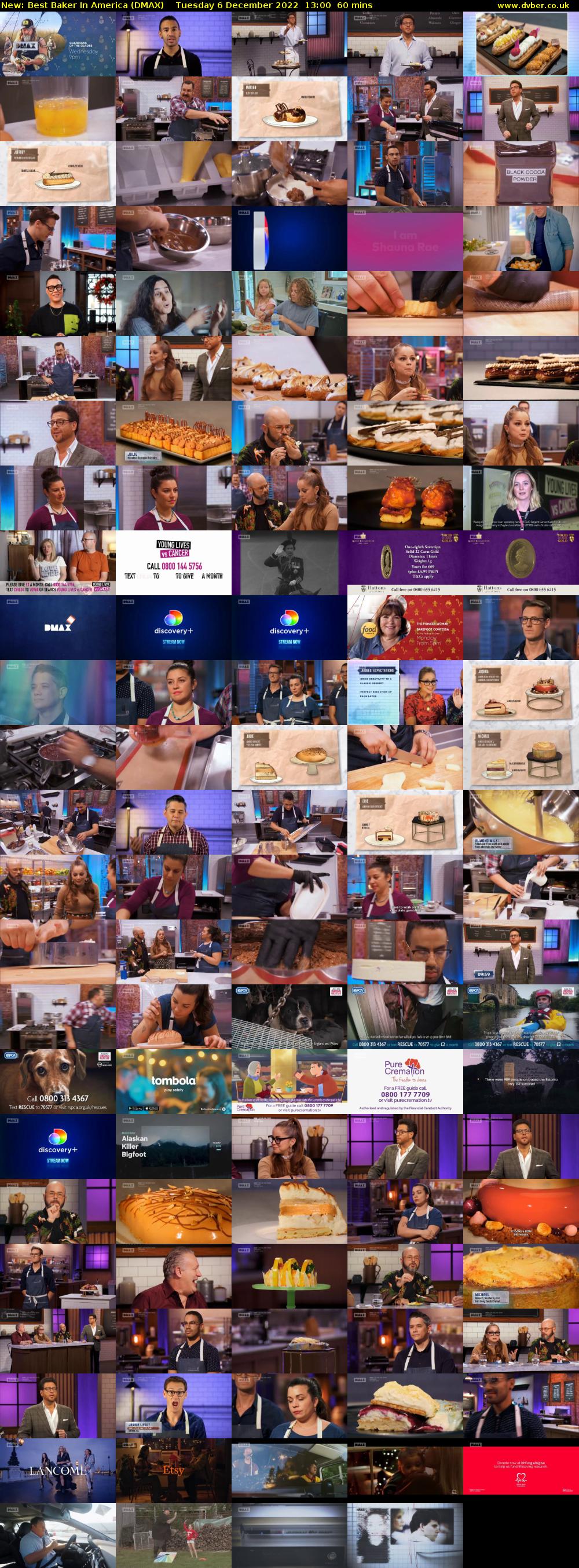 Best Baker In America (DMAX) Tuesday 6 December 2022 13:00 - 14:00