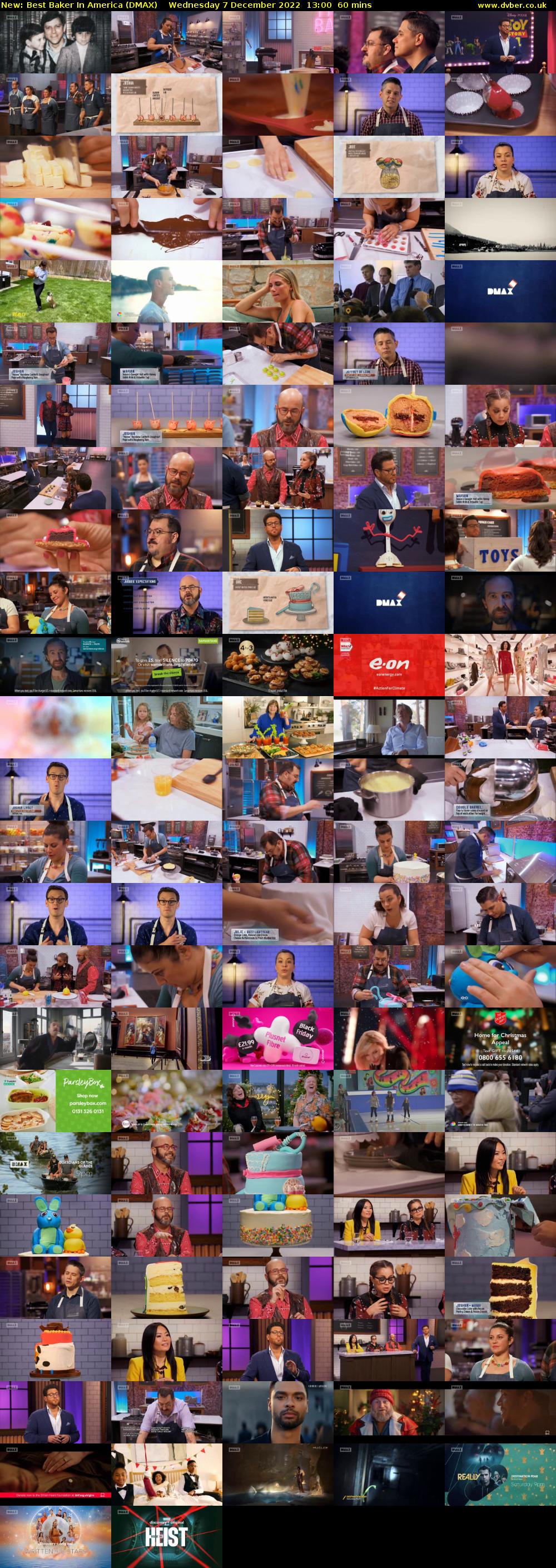 Best Baker In America (DMAX) Wednesday 7 December 2022 13:00 - 14:00