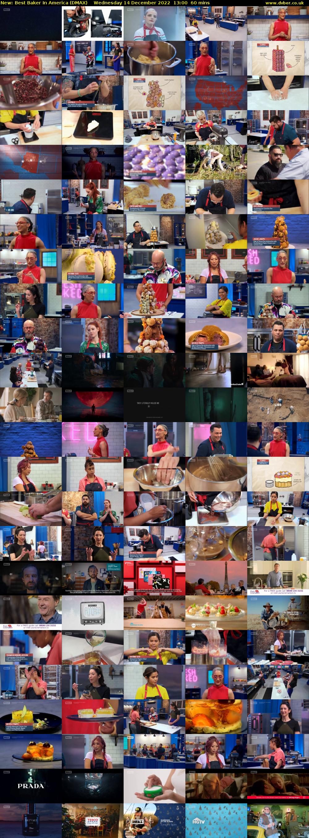 Best Baker In America (DMAX) Wednesday 14 December 2022 13:00 - 14:00