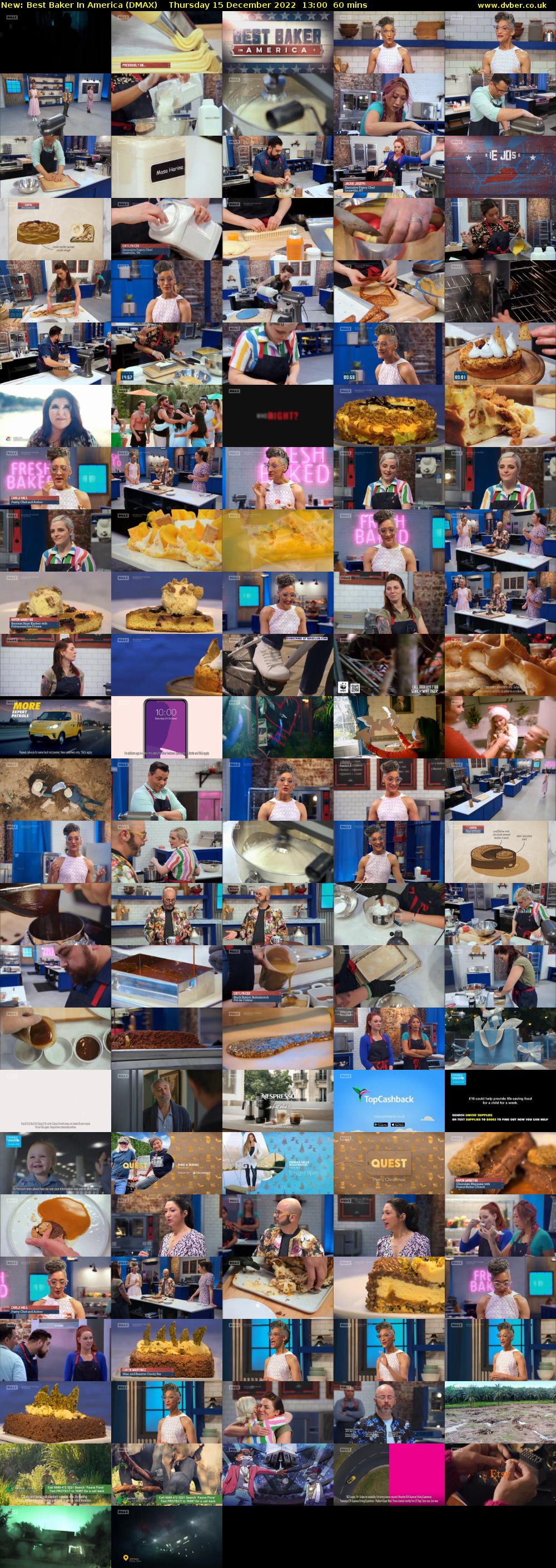 Best Baker In America (DMAX) Thursday 15 December 2022 13:00 - 14:00