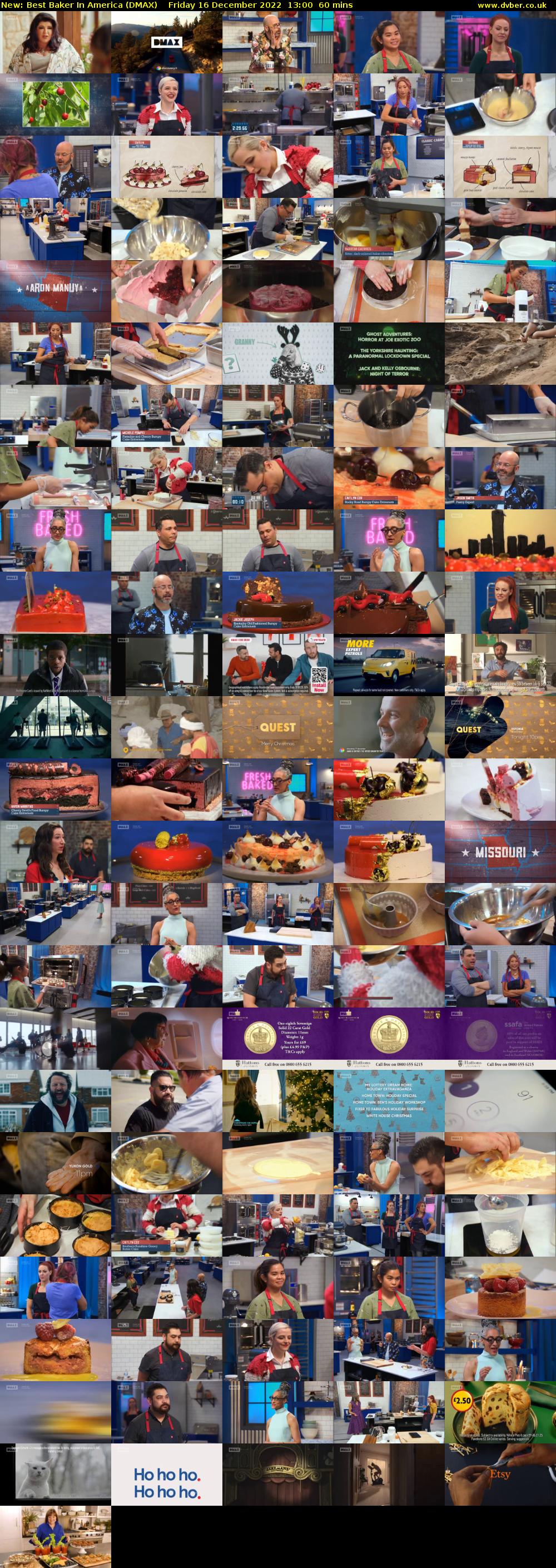 Best Baker In America (DMAX) Friday 16 December 2022 13:00 - 14:00