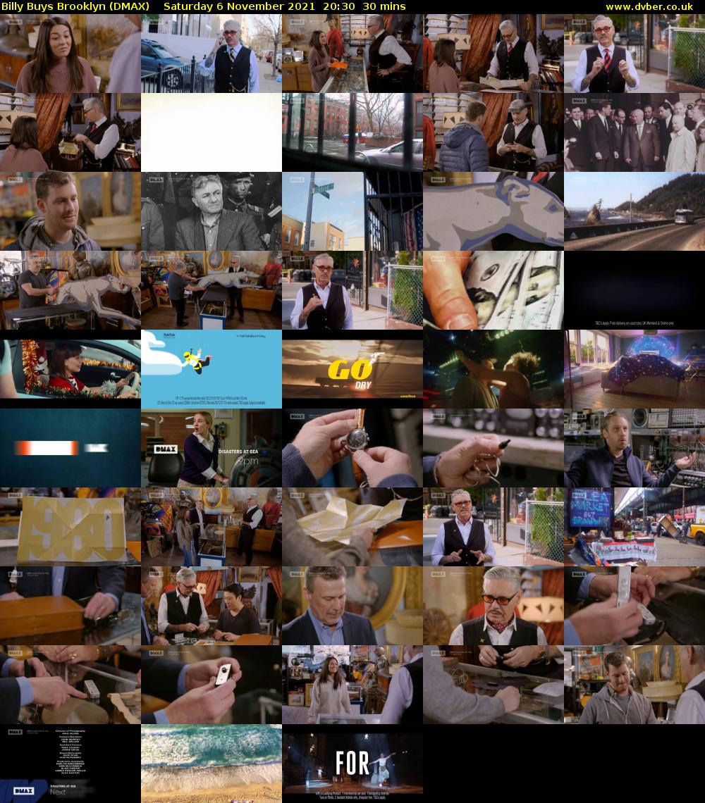 Billy Buys Brooklyn (DMAX) Saturday 6 November 2021 20:30 - 21:00