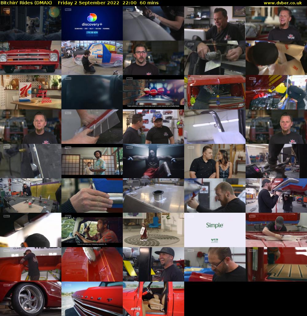 Bitchin' Rides (DMAX) Friday 2 September 2022 22:00 - 23:00