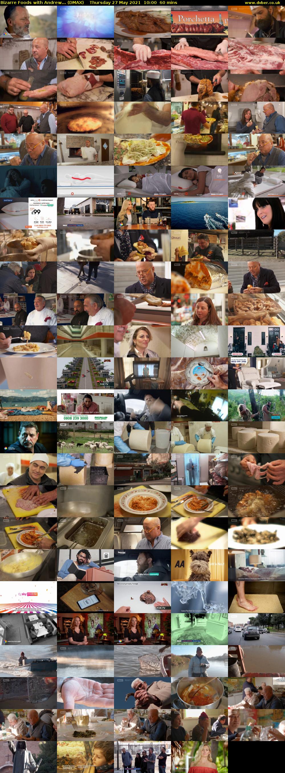 Bizarre Foods with Andrew... (DMAX) Thursday 27 May 2021 10:00 - 11:00