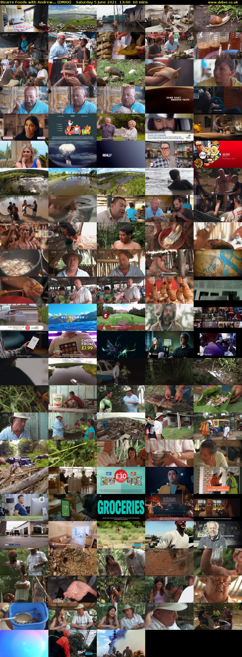 Bizarre Foods with Andrew... (DMAX) Saturday 5 June 2021 13:00 - 14:00