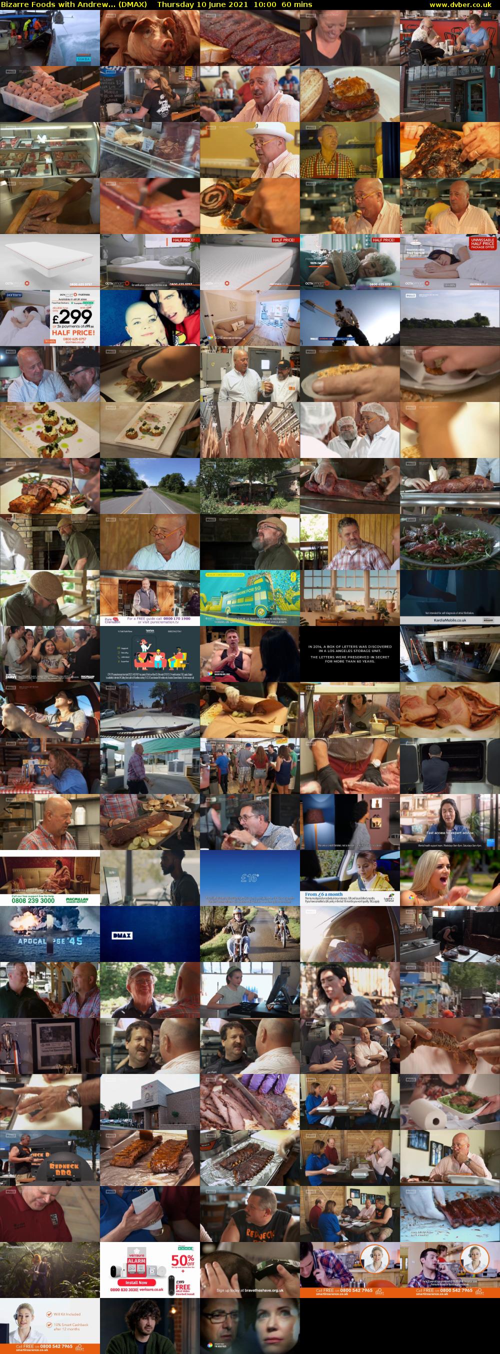 Bizarre Foods with Andrew... (DMAX) Thursday 10 June 2021 10:00 - 11:00