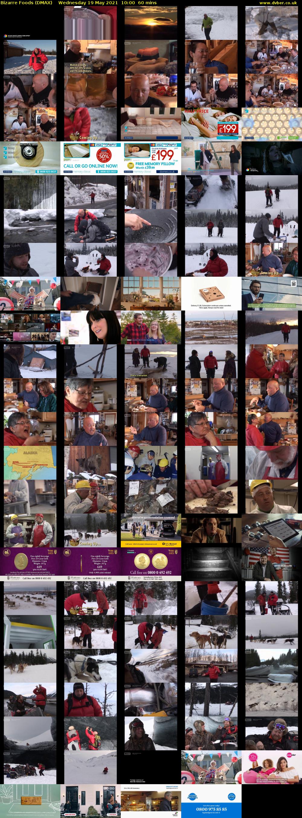 Bizarre Foods (DMAX) Wednesday 19 May 2021 10:00 - 11:00