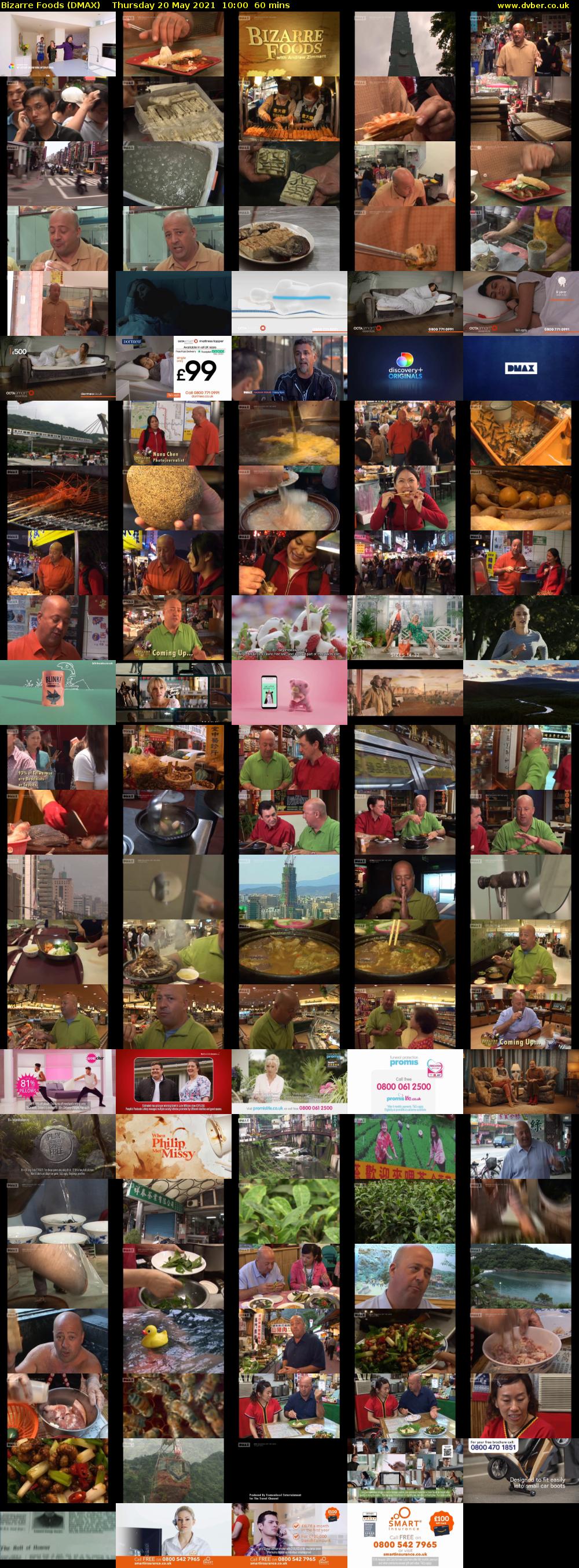 Bizarre Foods (DMAX) Thursday 20 May 2021 10:00 - 11:00