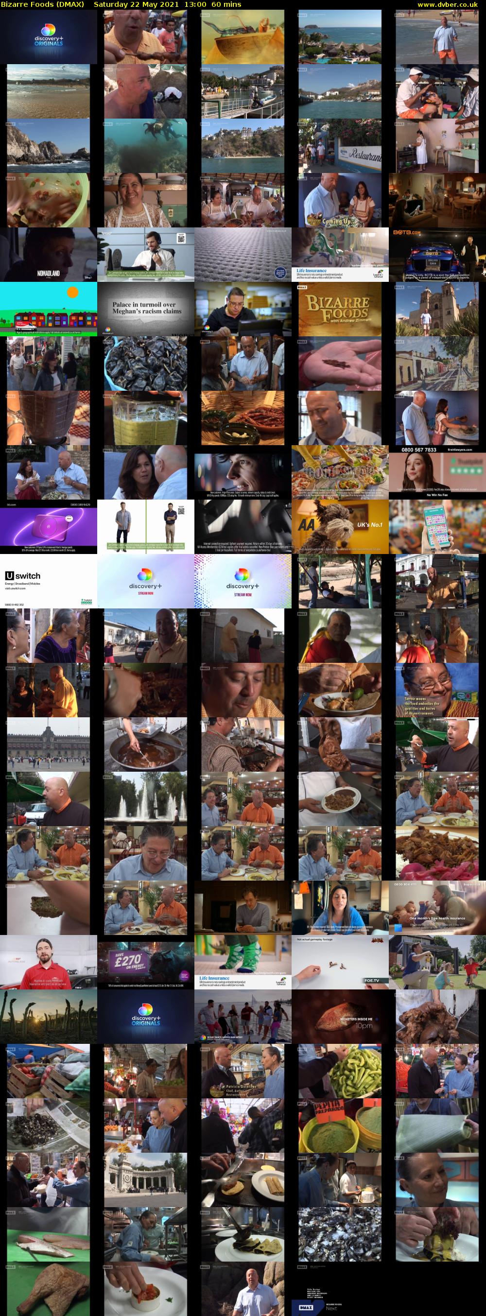 Bizarre Foods (DMAX) Saturday 22 May 2021 13:00 - 14:00